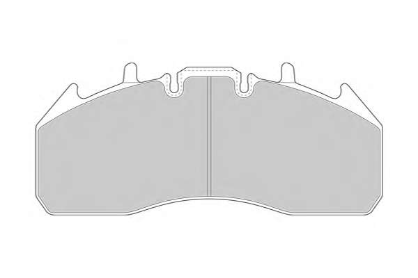 Комплект тормозных колодок, дисковый тормоз
