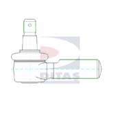 Наконечник поперечной рулевой тяги; Угловой шарнир