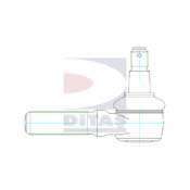 Наконечник поперечной рулевой тяги; Угловой шарнир, продольная рулевая тяга