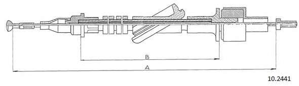 Трос, управление сцеплением