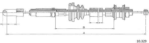 Трос, управление сцеплением