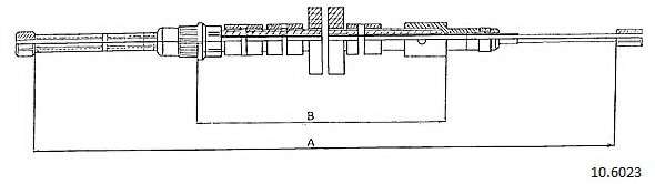 Трос, стояночная тормозная система