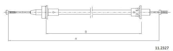 Трос, управление сцеплением