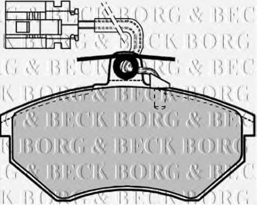 Комплект тормозных колодок, дисковый тормоз