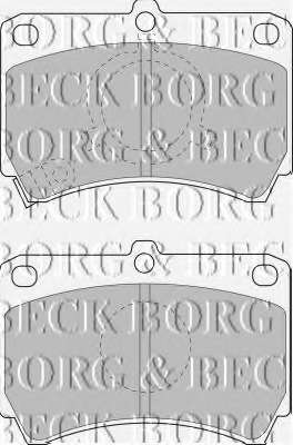 Комплект тормозных колодок, дисковый тормоз