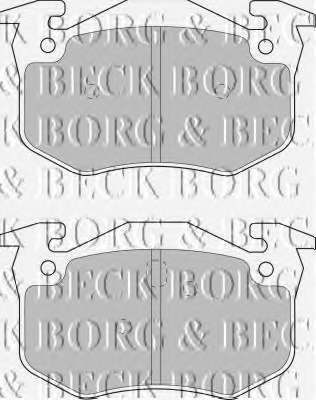 Комплект тормозных колодок, дисковый тормоз