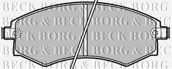 Комплект тормозных колодок, дисковый тормоз