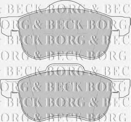 Комплект тормозных колодок, дисковый тормоз