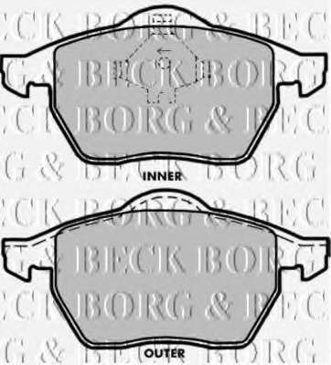 Комплект тормозных колодок, дисковый тормоз