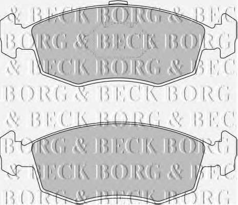 Комплект тормозных колодок, дисковый тормоз