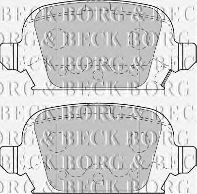 Комплект тормозных колодок, дисковый тормоз