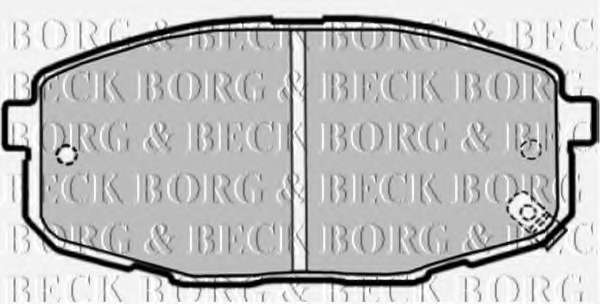 Комплект тормозных колодок, дисковый тормоз