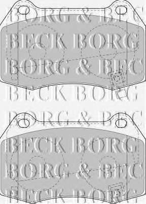 Комплект тормозных колодок, дисковый тормоз