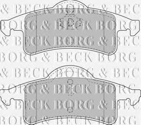 Комплект тормозных колодок, дисковый тормоз