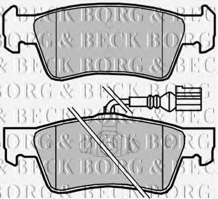 Комплект тормозных колодок, дисковый тормоз