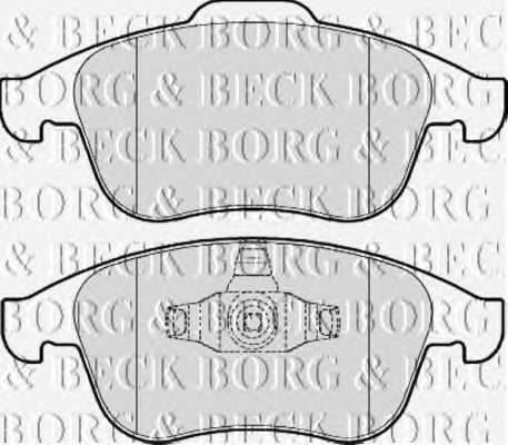 Комплект тормозных колодок, дисковый тормоз