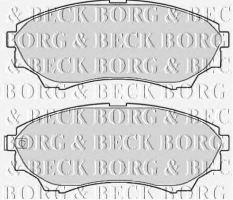 Комплект тормозных колодок, дисковый тормоз