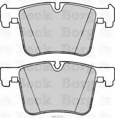 Комплект тормозных колодок, дисковый тормоз