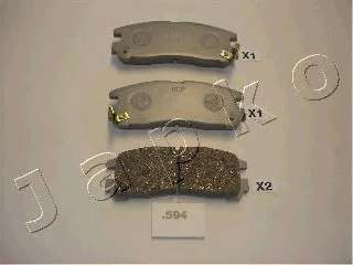 Комплект тормозных колодок, дисковый тормоз