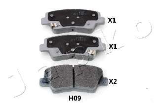 Комплект тормозных колодок, дисковый тормоз