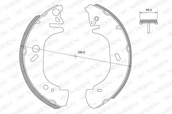 Комплект тормозных колодок