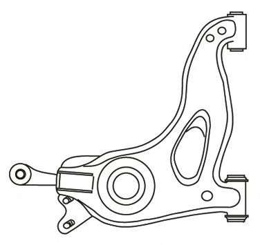 Рычаг независимой подвески колеса, подвеска колеса