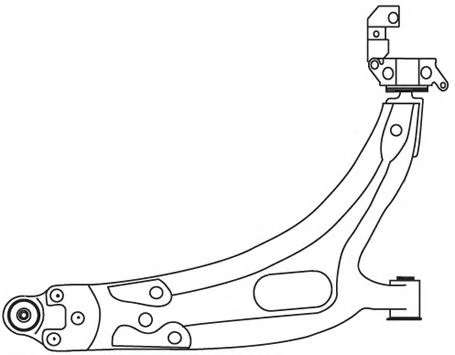Рычаг независимой подвески колеса, подвеска колеса