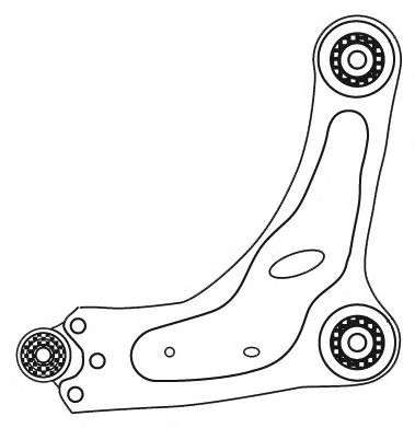 Рычаг независимой подвески колеса, подвеска колеса