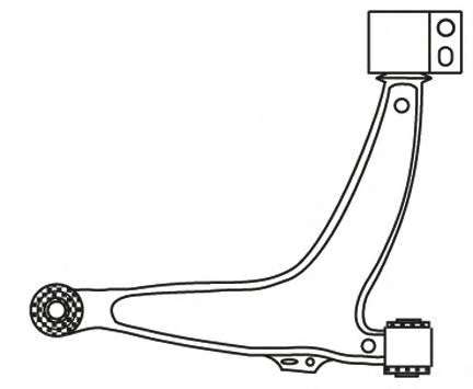 Рычаг независимой подвески колеса, подвеска колеса
