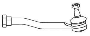 Наконечник поперечной рулевой тяги