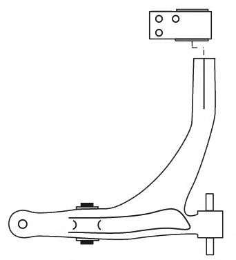 Рычаг независимой подвески колеса, подвеска колеса