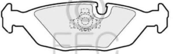 Комплект тормозных колодок, дисковый тормоз