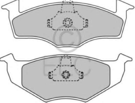 Комплект тормозных колодок, дисковый тормоз