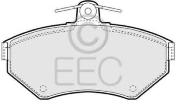 Комплект тормозных колодок, дисковый тормоз