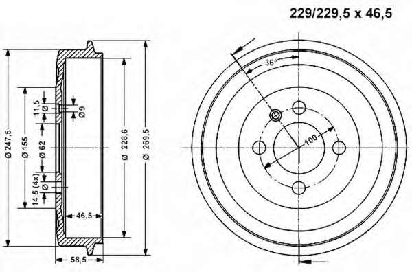 Тормозной барабан