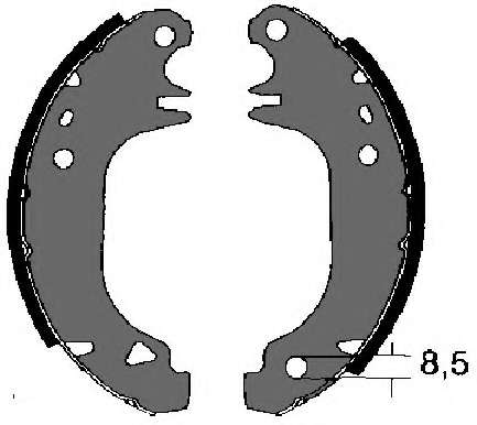 Комплект тормозных колодок