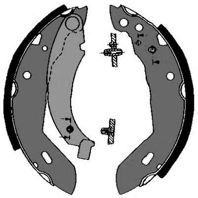 Комплект тормозных колодок