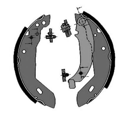 Комплект тормозных колодок