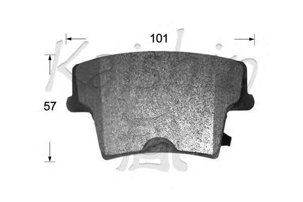Комплект тормозных колодок, дисковый тормоз