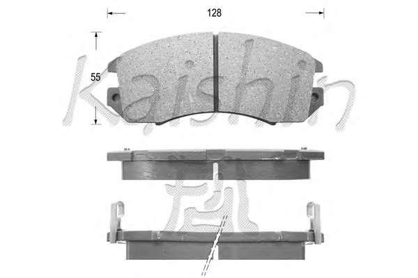 Комплект тормозных колодок, дисковый тормоз