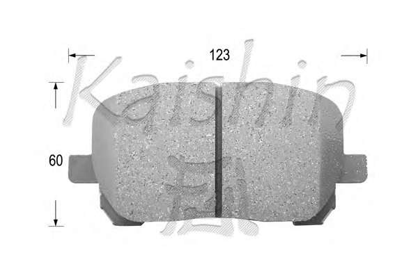 Комплект тормозных колодок, дисковый тормоз