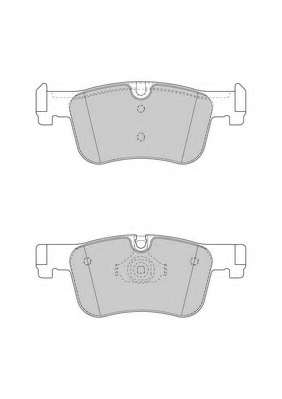 Комплект тормозных колодок, дисковый тормоз