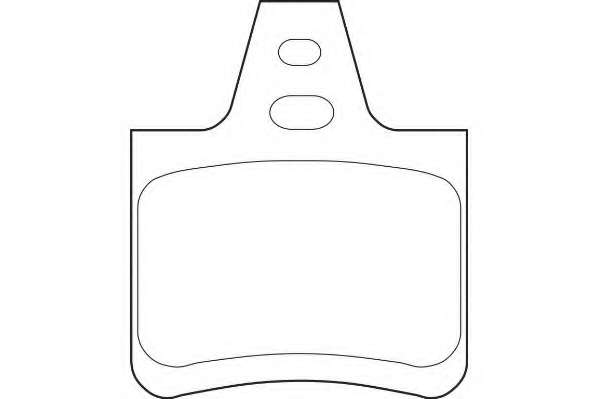 Комплект тормозных колодок, дисковый тормоз