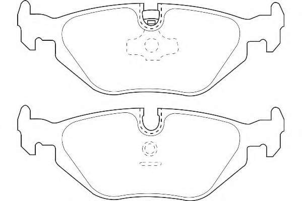 Комплект тормозных колодок, дисковый тормоз