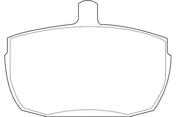 Комплект тормозных колодок, дисковый тормоз