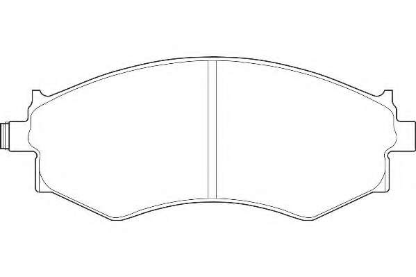 Комплект тормозных колодок, дисковый тормоз