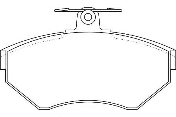 Комплект тормозных колодок, дисковый тормоз
