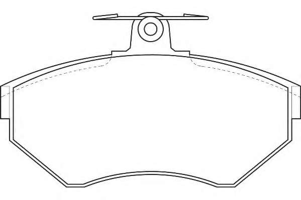 Комплект тормозных колодок, дисковый тормоз