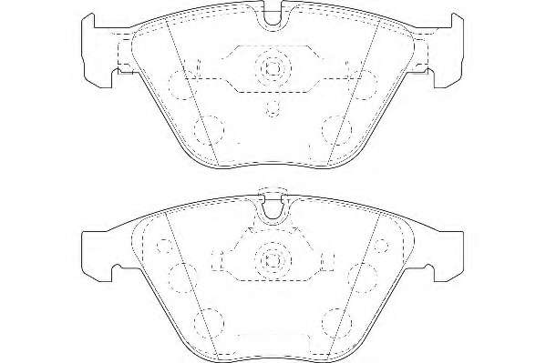 Комплект тормозных колодок, дисковый тормоз