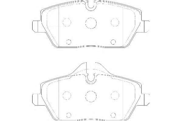 Комплект тормозных колодок, дисковый тормоз